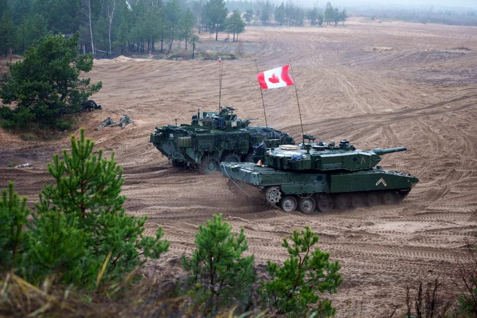 During the military exercise, which started Nov. 1, Canadian tanks and light-armoured vehicles were participating in a scenario along with 12 other nations where they had to battle an enemy that had invaded NATO territory.