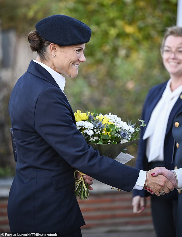 According to its website, member of the SLK, which is said to be made up by some 5,000 women around Sweden, are 'responsible for a great number of tasks in the national defence', including the Home Guard, Navy and Air Force
