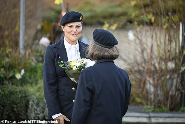 Victoria at the event on Saturday. The organisation, which says it is non-political and all based on voluntary contribution, was created in 1924