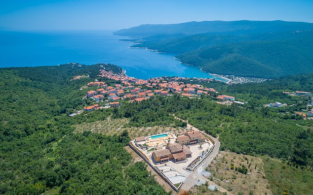 The glamorous Villas Rosa dei Venti - or 'wind rose' - was a labour of love for owner Mauricio Batelic, who began the project in 2012