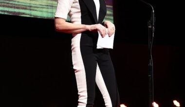 Cate Blanchett cut a quirky figure as she attended the Camerimage closing ceremony in Torun, Poland on Saturday