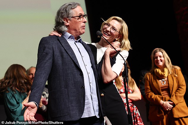 She shared a joke with Mexican film cinematographer Rodrigo Prieto