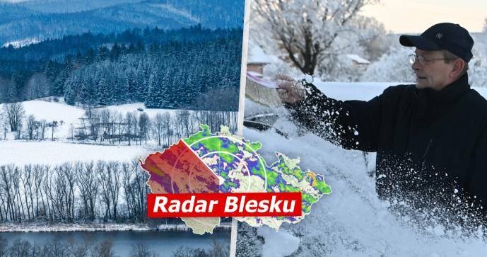 Počasí | Česko čeká mrazivý víkend, bude i sněžit a až -7 °C. Sledujte radar Blesku!