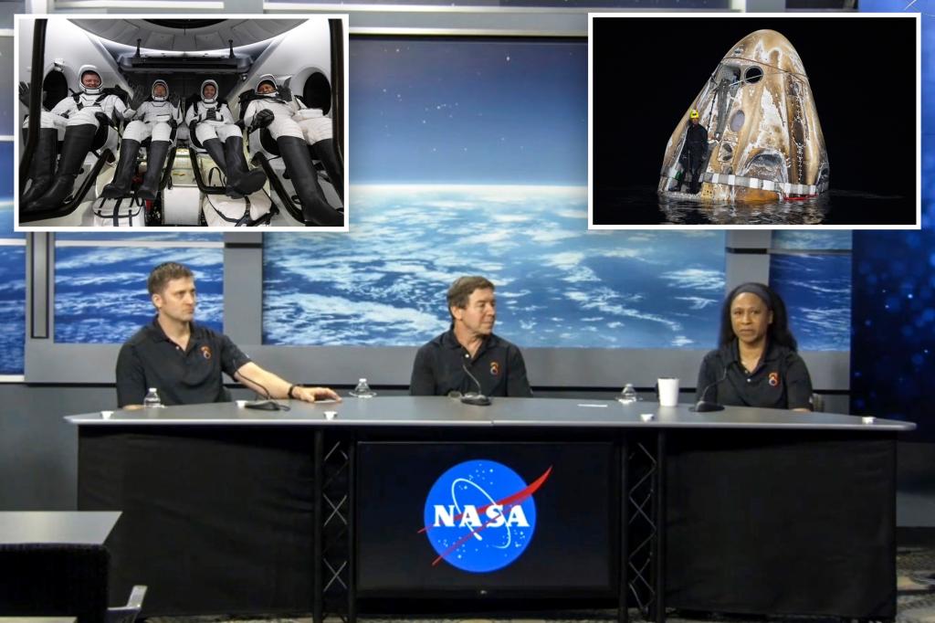 NASA astronauts mum on who got sick after 7 months in space