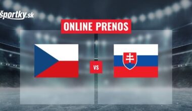 Česko - Slovensko: Online prenos z prestížneho federálneho derby