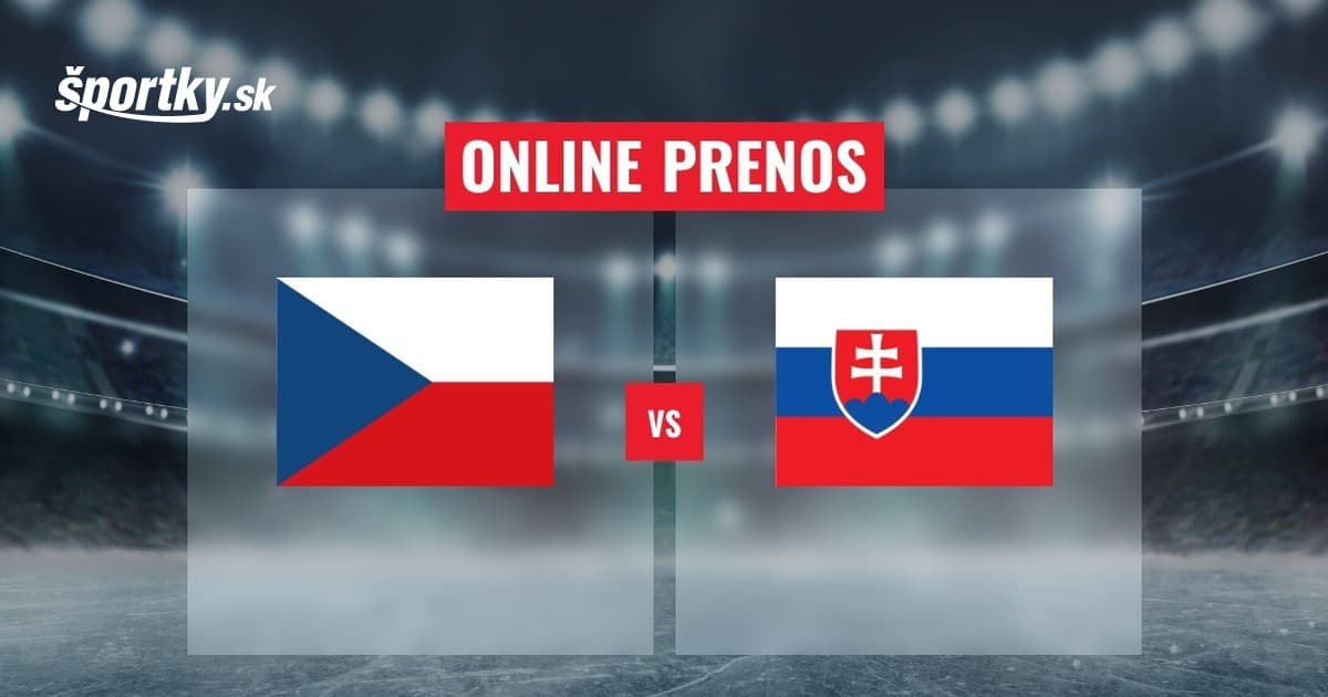 Česko - Slovensko: Online prenos z prestížneho federálneho derby