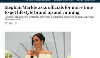 Meghan Markle asks officials for more time to get lifestyle brand up and running