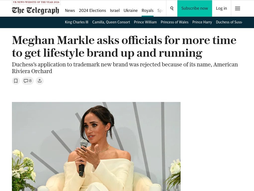 Meghan Markle asks officials for more time to get lifestyle brand up and running