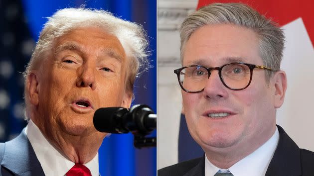 Donald Trump and Keir Starmer