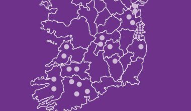 Map representing women murdered in Ireland since 2020