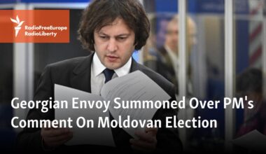 Georgian Envoy Summoned Over PM's Comment On Moldovan Election