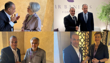 Abdelatty Meets With EU, Pakistani, Latvian, Russian Officials At Sir Bani Yas Forum