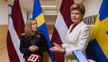 Latvian and Swedish Ministers agree the EU must invest in its security