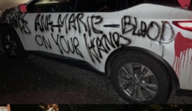 University of Washington president’s car, home vandalized with ‘vile graffiti’ amid Israel-Hamas war – KIRO 7 News Seattle