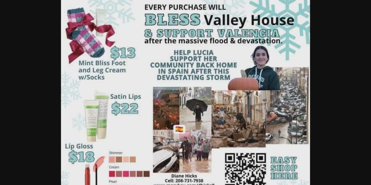 Exchange student starts fundraiser to help flood survivors in Spain