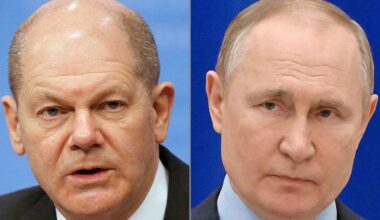 German Chancellor calls for Russia’s withdrawal of troops from Ukraine, Putin blames NATO, sets terms for talks