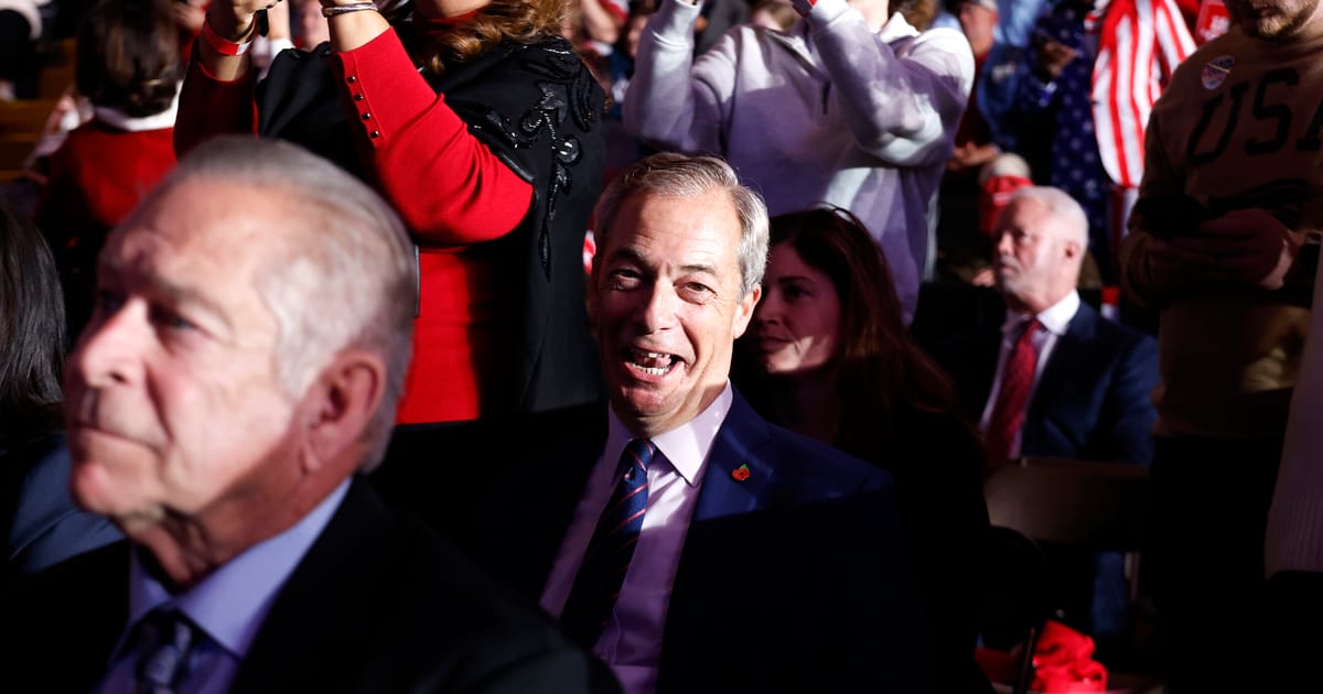 Trump victory gives UK’s Nigel Farage scent of power – POLITICO