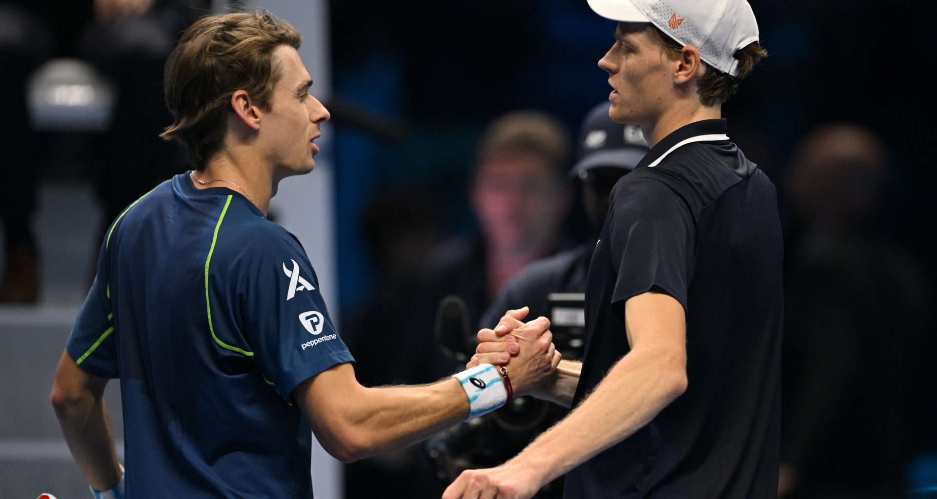 Jannik Sinner says what his favourite thing about playing in Italy is after beating Alex de Minaur at the ATP Finals