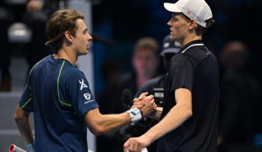 Jannik Sinner says what his favourite thing about playing in Italy is after beating Alex de Minaur at the ATP Finals
