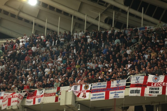 England fans in Athens for Nations League game