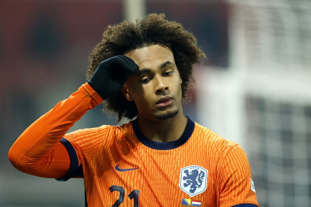 ZENICA - Joshua Zirkzee of Holland during the UEFA Nations League match between Bosnia and Herzegovina and the Netherlands at Stadion Bilino Polje ...