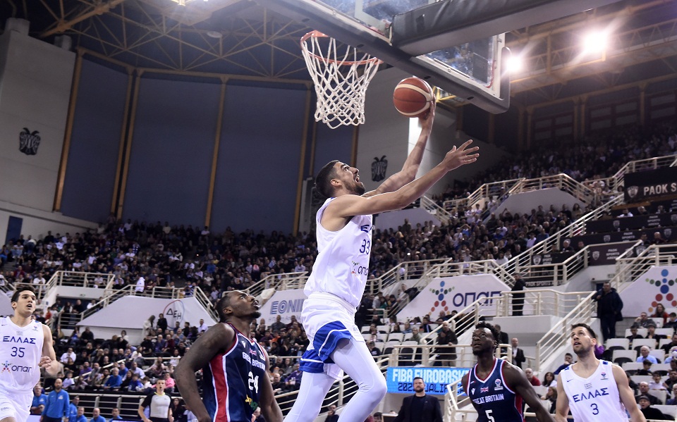 Greece reacts handsomely to loss at Great Britain
