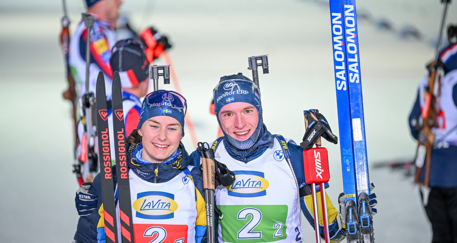 Biathlon World Cup: Sweden wins single mixed relay in Kontiolahti