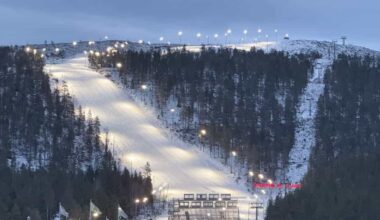 Levi, Finland, Passes Snow Control for FIS Alpine World Cup Slalom Races
