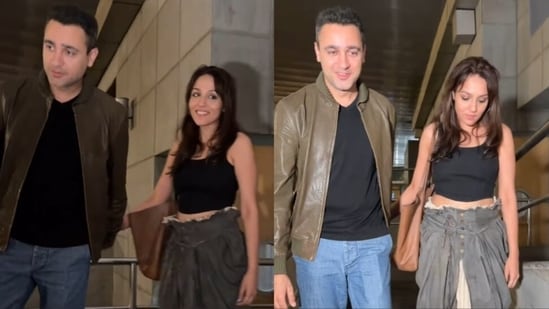 Latest entertainment news on November 9, 2024: Imran Khan and his girlfriend, Lekha Washington, posed for the camera outside a building. Latest entertainment news on November 9, 2024: Imran Khan and his girlfriend, Lekha Washington, posed for the camera outside a building.