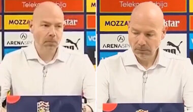 Denmark coach walks out of awkward press conference after just 20 SECONDS