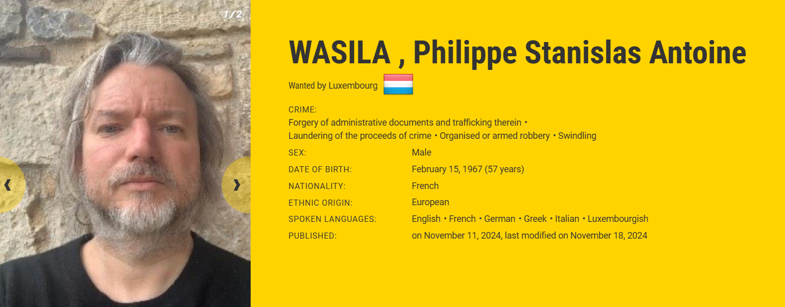 NEWS: Luxembourg fugitive accused of stealing €5.4M from investors added to EU’s ‘Most Wanted’ list