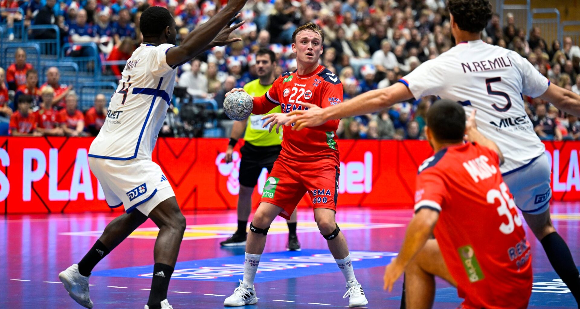 Sport, Håndball | Håndballherrene ble for små mot sterke Frankrike – tapte 27-31