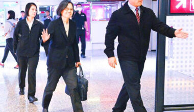 Ex-President Tsai to address security forum in Canada
