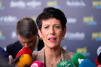 La ministra de Inclusión Social, Elma Saiz, en una imagen de archivo en la World Football Summit (Joaquín Corchero/Europa Press)