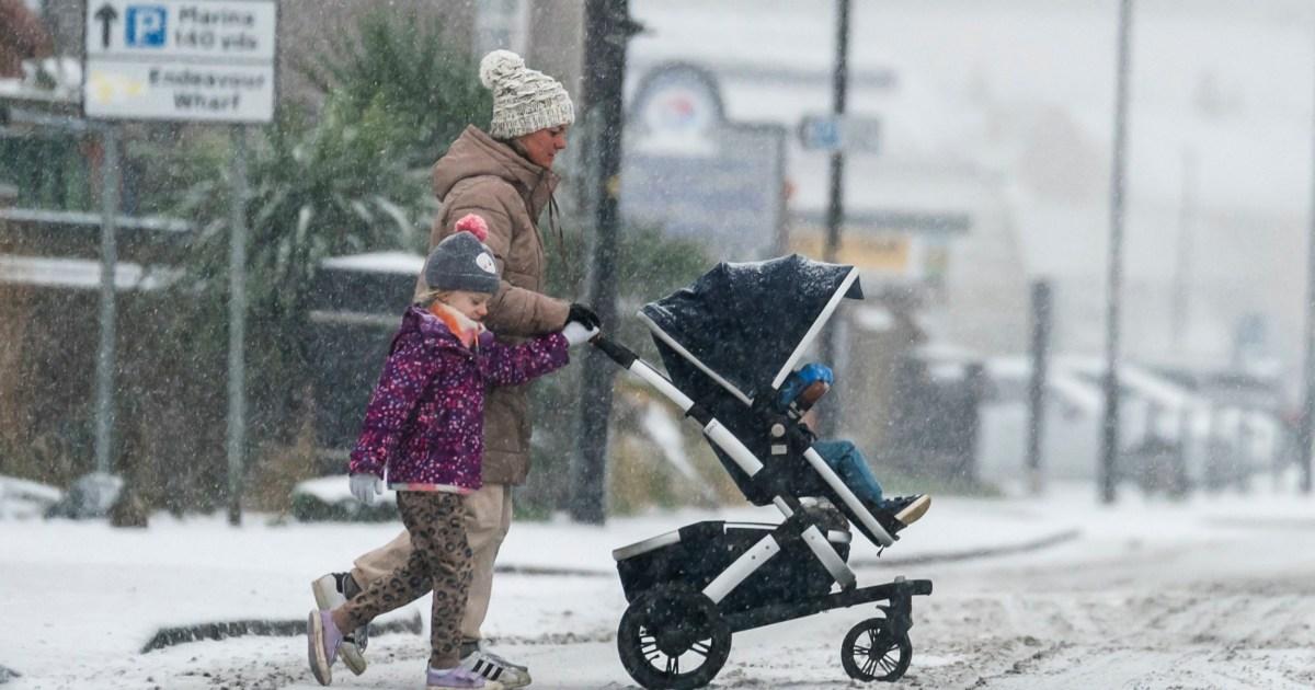 Health alerts issued across England for freezing weather | UK News