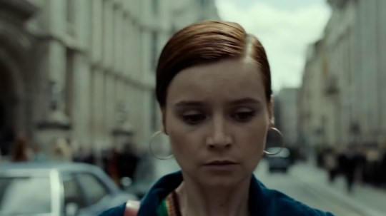 Say Nothing Trailer grab of woman in street 