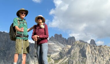 High in the Italian Dolomites