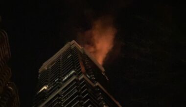 Russian Drone Hits Kyiv Building Housing Estonian Ambassador