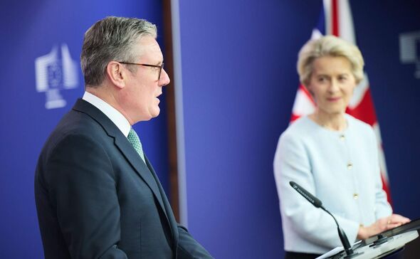 Ursula von der Leyen - Sir Keir Starmer meeting in Brussels