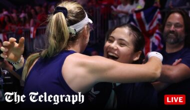 Emma Raducanu and Katie Boulter stun Canada as GB qualify for Billie Jean King Cup semi-finals