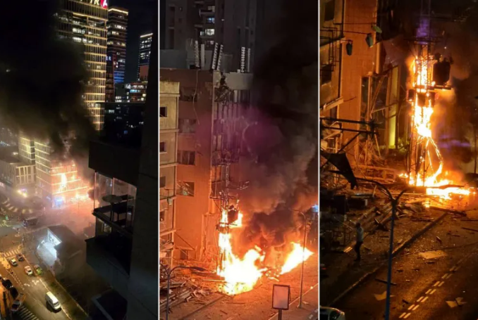 Emergency in Central Israel - Hezbollah Strikes Israel with 170 Missiles