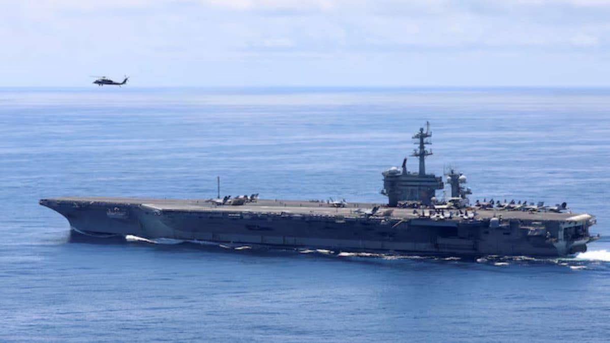 US nuclear-powered aircraft carrier joins military drill with South Korea, Japan after North Korea ICBM test – Firstpost