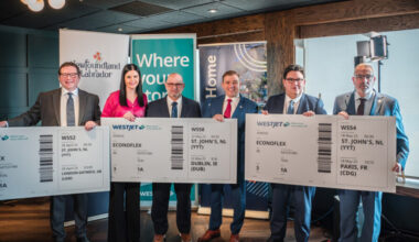 Canada, France, Ireland, and United Kingdom Connected by WestJet’s New St. John’s Routes