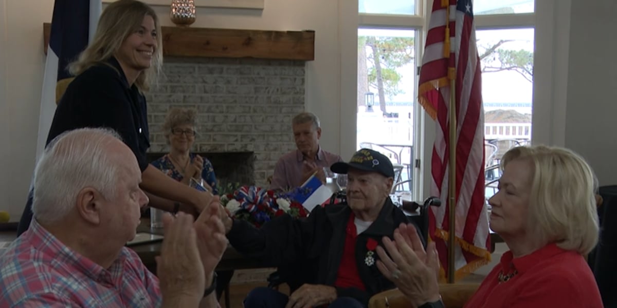 France honors 105-year-old Belhaven WWII veteran