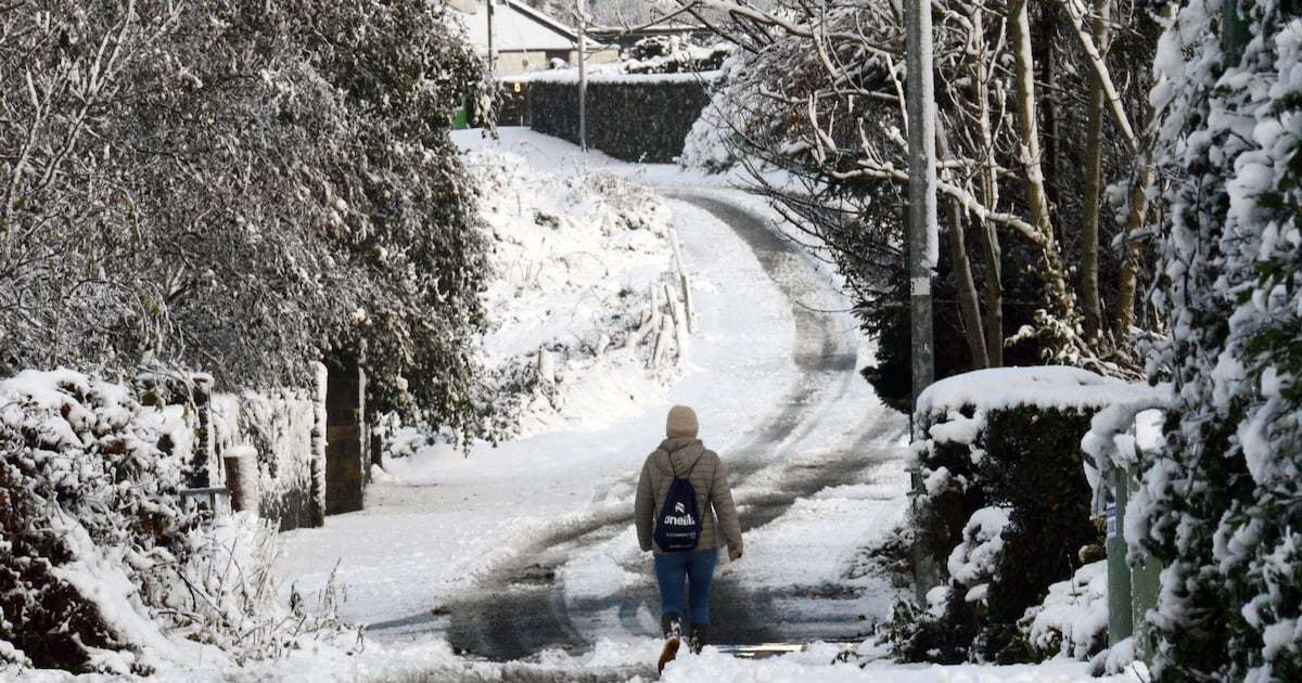 Snow hits the country as cold and frosty conditions to persist – The Irish Times