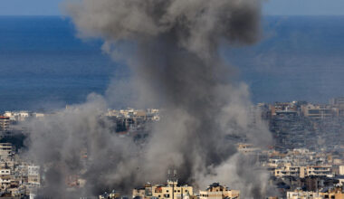 Israeli strikes kill dozens in Lebanon as Israel accuses Hezbollah of firing a barrage of some 250 rockets