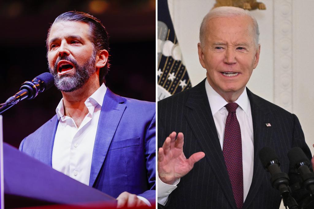 Donald Trump Jr. claims Biden administration is trying to start 'World War 3' ahead of Trump's presidency
