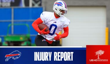 Buffalo Bills injury report vs. Chiefs