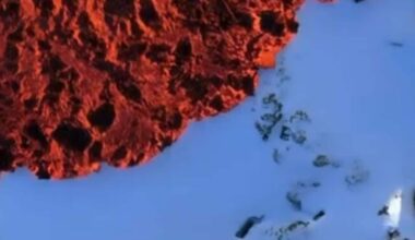 Dramatic visuals! Lava flows over snow in Iceland, netizens baffled — Leidenfrost effect explained