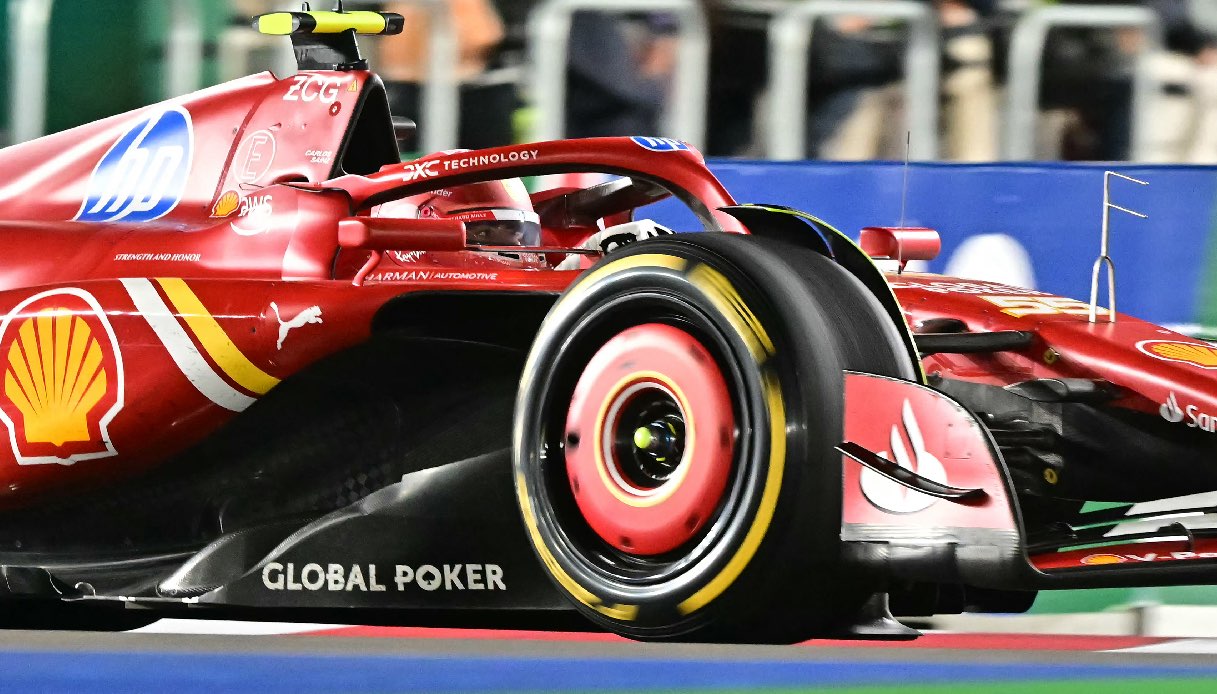 Ferrari frenata dal graining batte le McLaren